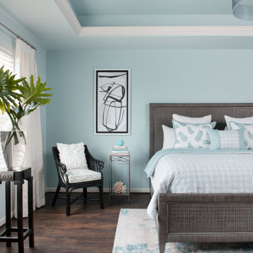 Relaxing Blue Bedroom