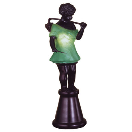 15.5H Silhouette Bacchus Boy Accent Lamp