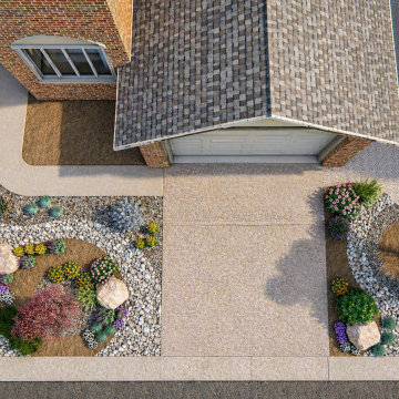 HOA-Approved Golden Xeriscape | Front Yard Transformation