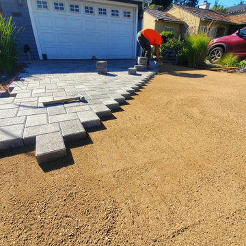 Driveway Remodel using Angelus Courtyard Pavers