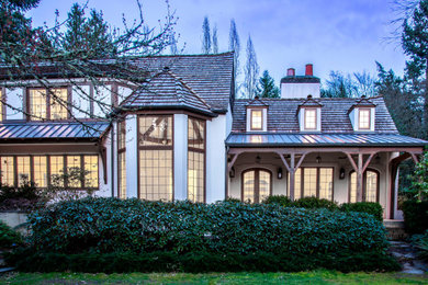 Inspiration for a timeless exterior home remodel in Seattle