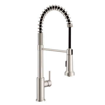 Parma 1H Pre-Rinse Pull-Down Kitchen Faucet 1.75gpm, Stainless Steel
