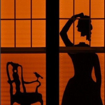 Halloween Window Silhouettes