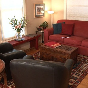 Red Living Room
