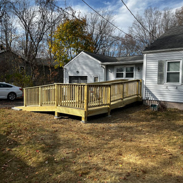 Pressure treated wood Handicap Ramp