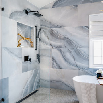 Modern bathroom remodel