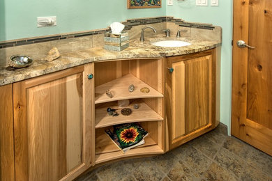 Example of a southwest bathroom design in Albuquerque