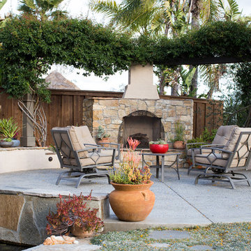 Xeriscape Landscape - Lush Green with Low-Water Plants