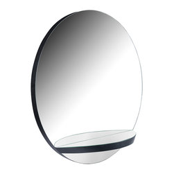 Vanita Console Mirror in Black - Products