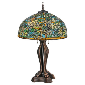 Meyda Lighting 35.5" Labernum Trellis Table Lamp