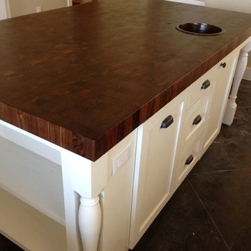Walnut End Grain Counterop