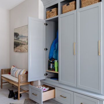 Mudroom & Laundry Reimagined from Unused Office