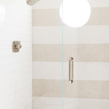 Bello hexagon guest bath