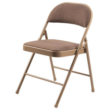 Commercialine 950 Series 29.25" Folding Chair in Star Trail Brown (Set of 4)
