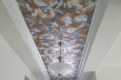 Example of a trendy entryway design in Denver