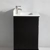 Vanity Art Bathroom Vanity Set With Engineered Marble Top, 30", Espresso, Led Sensor-Switch Mirror
