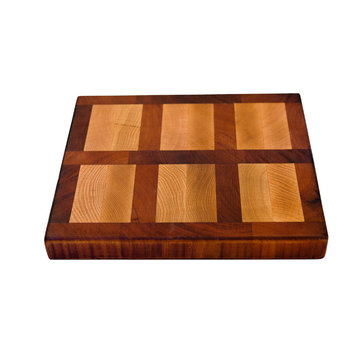 Garden Chef Oak Walnut Wood Cutting Board