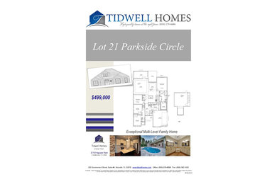 Parkwood Estates - Lot 21 Parkside Circle - by Tidwell Homes