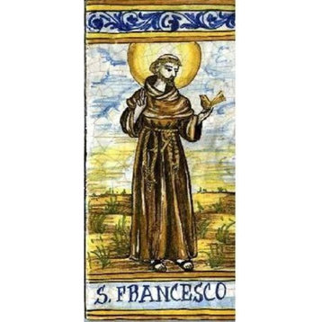 St. Francis, San Francisco Tile, Made in Italy
