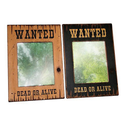 CBF - Wanted Dead or Alive Western Mirror - Wall Mirrors