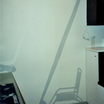 Shadow mural for teen boy's room