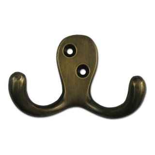 Double Lateral Hook - Transitional - Wall Hooks - by Handcrafted Hardware