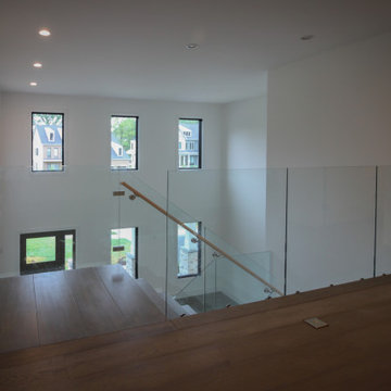 Project #80 | Mono-Beam Staircase with Glass Panels