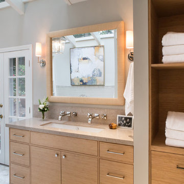 Atrium Inspired Master Bathroom