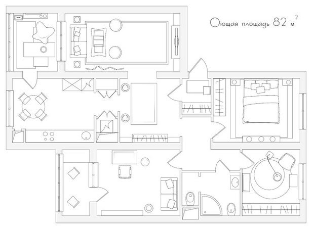 Внутренний план by IN-DECO