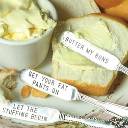 Sassy Butter Spreaders - Flatware