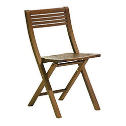 Jensen Leisure Pearl Folding Chair - Outdoor Dining Chairs