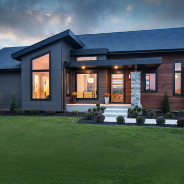 Modern Minnesota Rambler on Acreage
