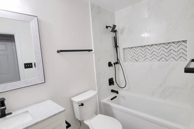 Inspiration for a modern bathroom remodel in DC Metro