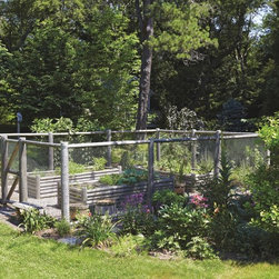Custom Post with Top Rail Garden Enclosure - Home Fencing And Gates