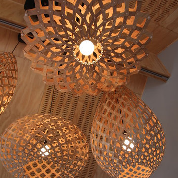 Flax, Kina, and Koura Pendants