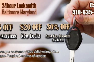 24 Hour Locksmith Baltimore Maryland