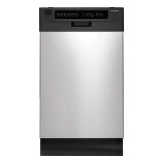 Frigidaire 18" Full Console Built-In Dishwasher in Stainless Steel