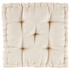Intelligent Design Azza Square Floor Pillow Seat Cushion, Blush, Ivory
