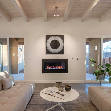Santa Fe Contemporary New Construction by Borrego Custom Homes