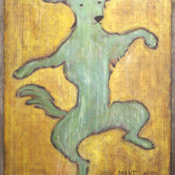 'Dancing Dog' Art Print - Artwork