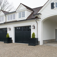 Drive under exterior entry