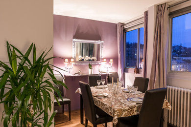 Idées déco pour une salle à manger classique.