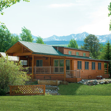 Wood Exterior Log Cabin