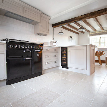 Character Cottage: Crema Castello tumbled limestone