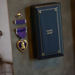 Custom Framing - Purple Heart Shadowbox - Wall Decor