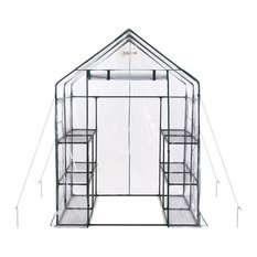 oGrow Deluxe Walk-In 6-Tier 12-Shelf Portable Greenhouse