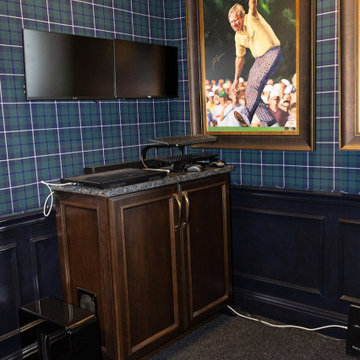 Luxe Home Lounge with Golf Simulator