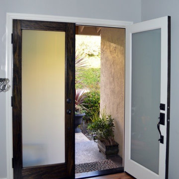 nice modern entry door