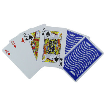 3.5" Blue Waterproof Swimming Pool Deck of Playing Cards