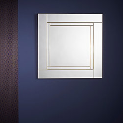 Decora Quadrat Gold Mirror - Deknudt Mirrors - Wall Mirrors